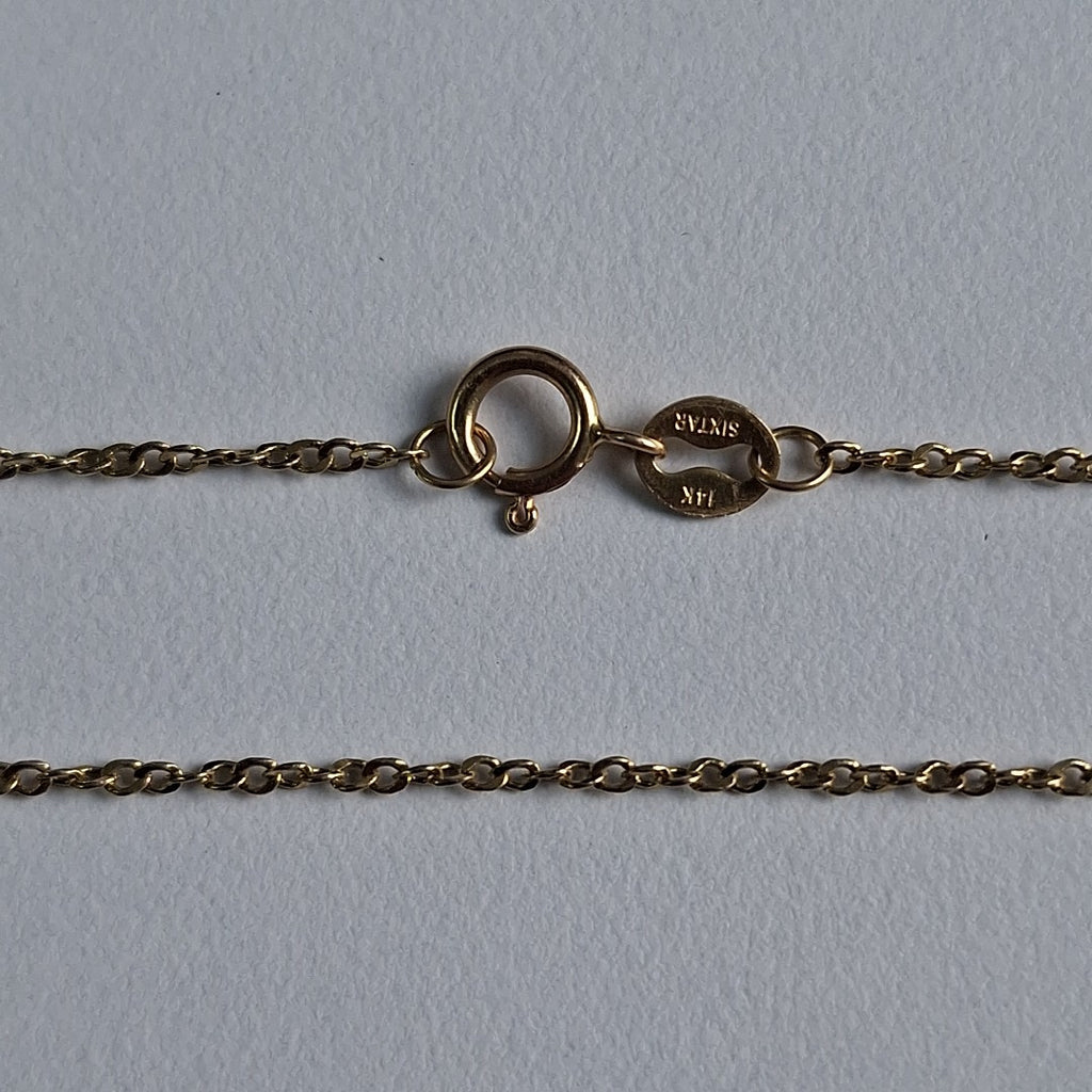 CADENA ORO 14 K 1.6 GRMS (SEMINUEVO)