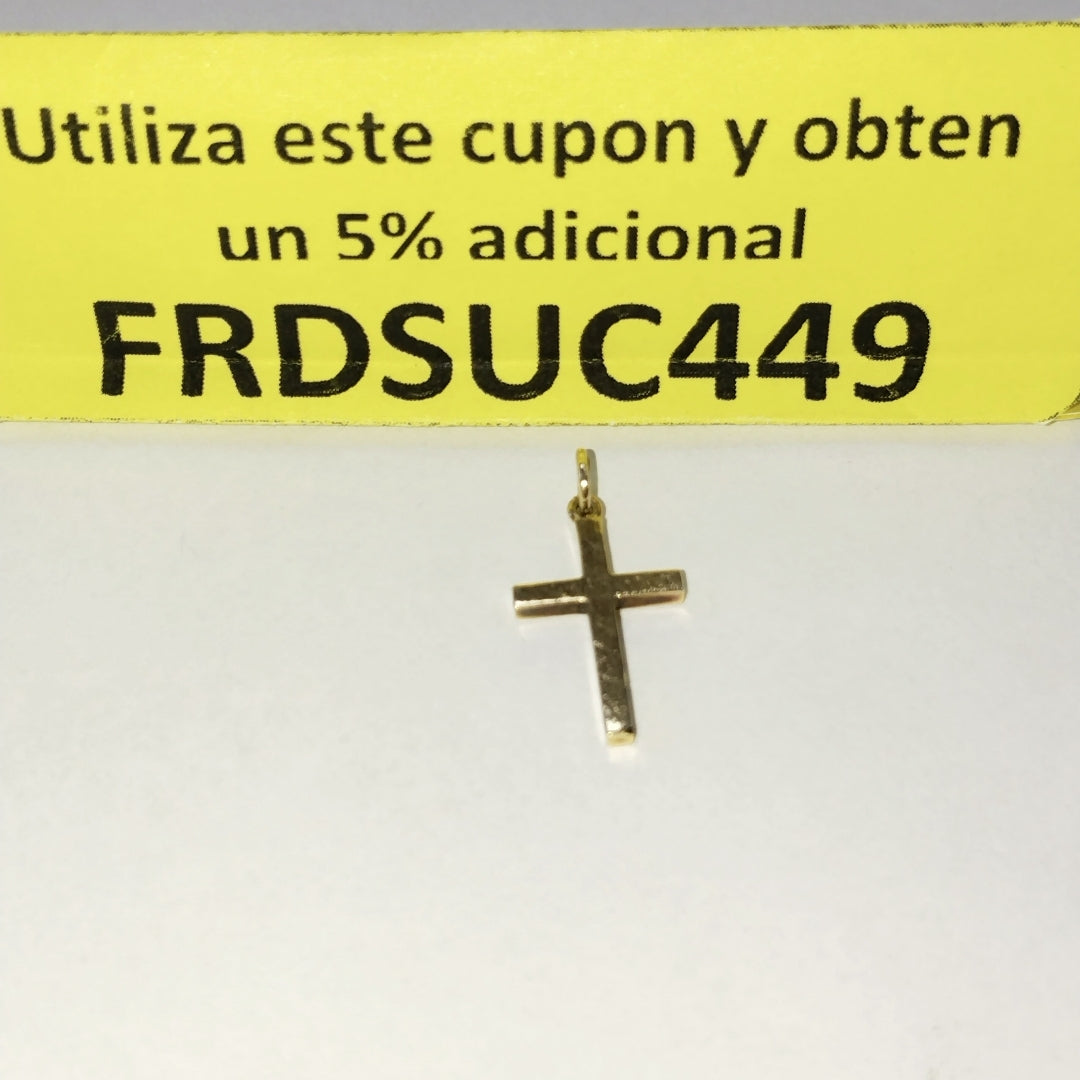 CRUZ, DIJE ORO 14 K 1.1 GRMS (SEMINUEVO)