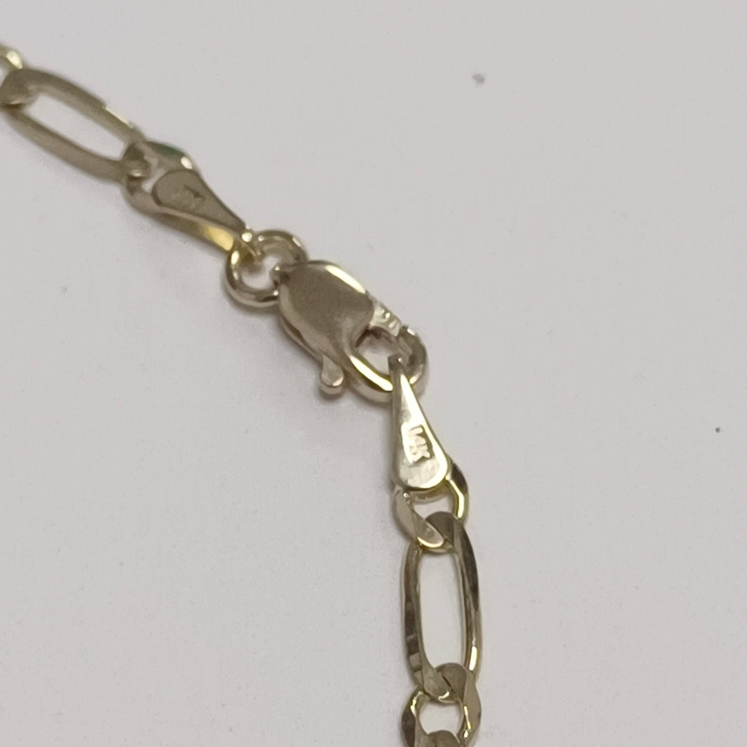 CADENAS 1X1 ORO 14K 55 CM 7.5 GR (NUEVO)