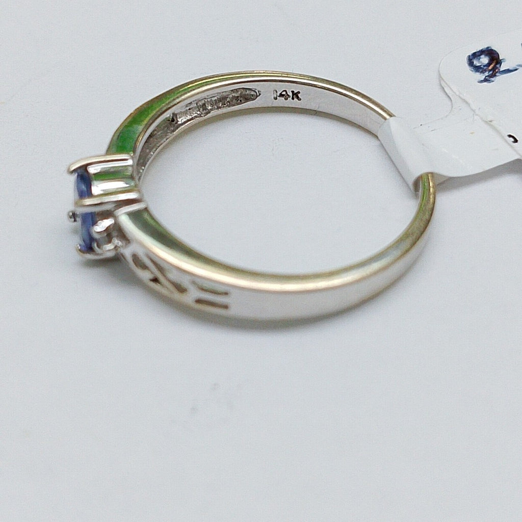 ANILLITO ORO BLANCO 14 K 2.1 GRMS (SEMINUEVO)