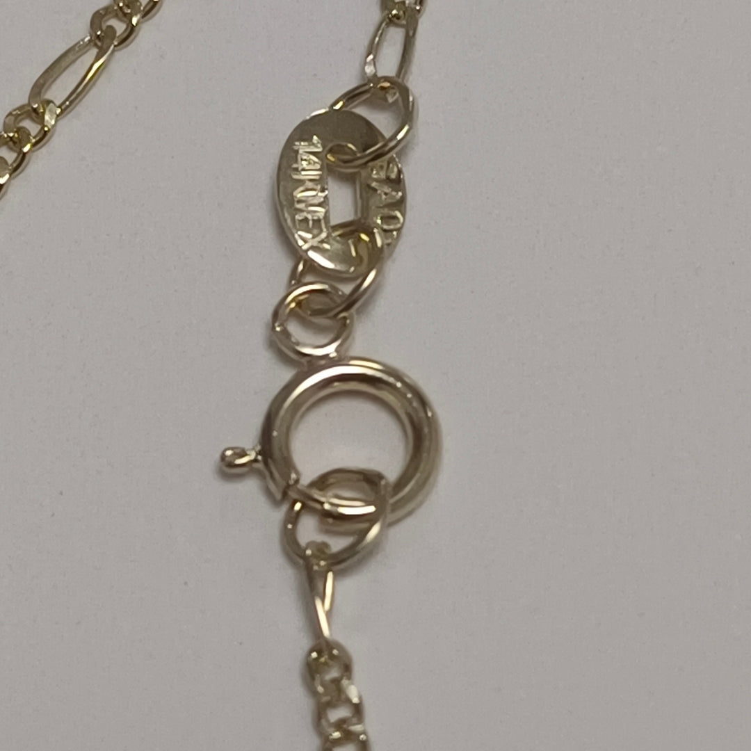 CADENAS TEJIDO 3X1 ORO 14K 55 CM 2.6 GR (NUEVO)