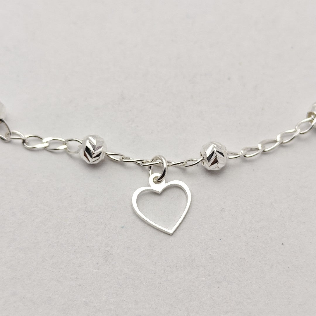 PULSERA TEJIDO ESPECIAL PLATA .925 18 CM 2.6 GR (NUEVO)