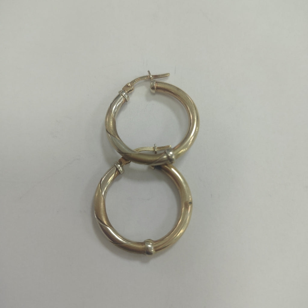 ARRACADAS PAR ORO 14 K 3.5 GRMS (SEMINUEVO)