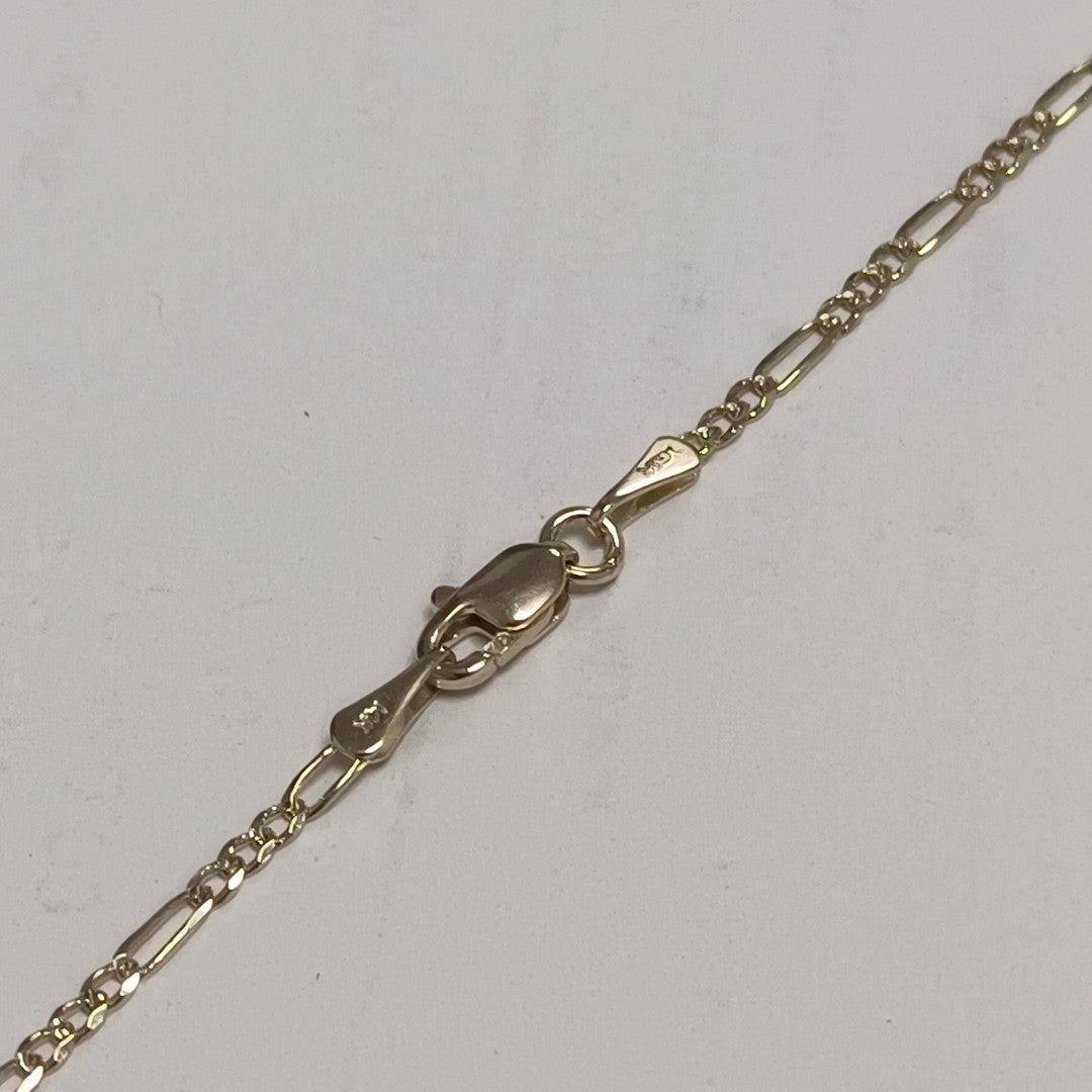 CADENAS 3X1 ORO 14K 55 CM 4 GR (NUEVO)