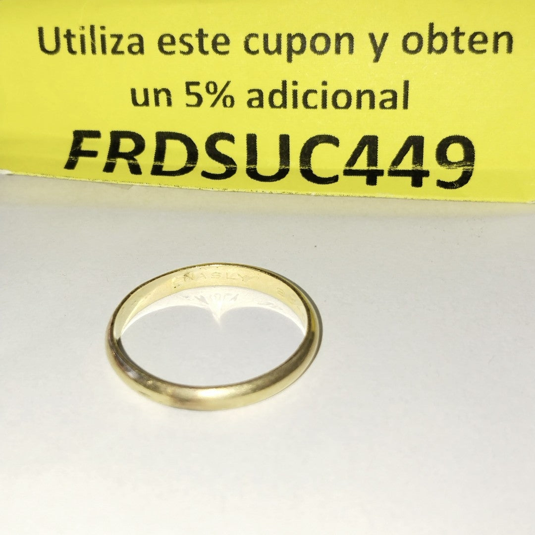 ARGOLLA ORO 10 K 2.6 GRMS (SEMINUEVO)