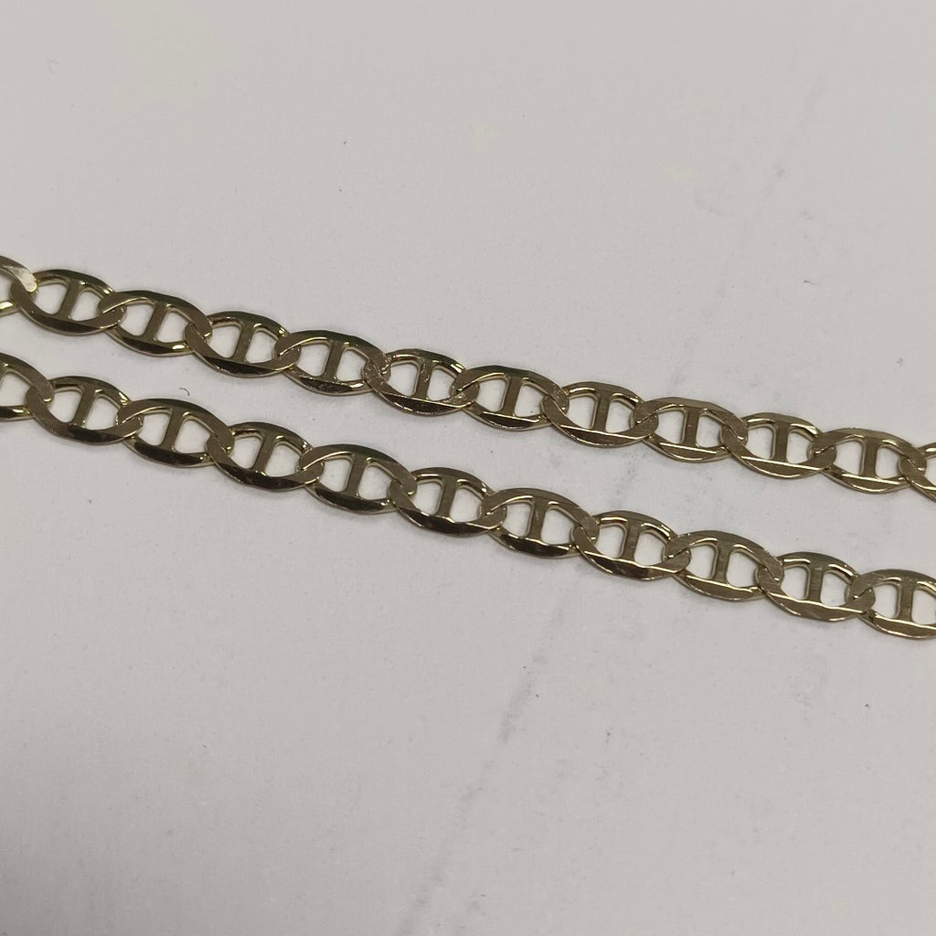 PULSERAS TEJIDO MARINERA ORO 14K 18 CM 2.9 GR (NUEVO)