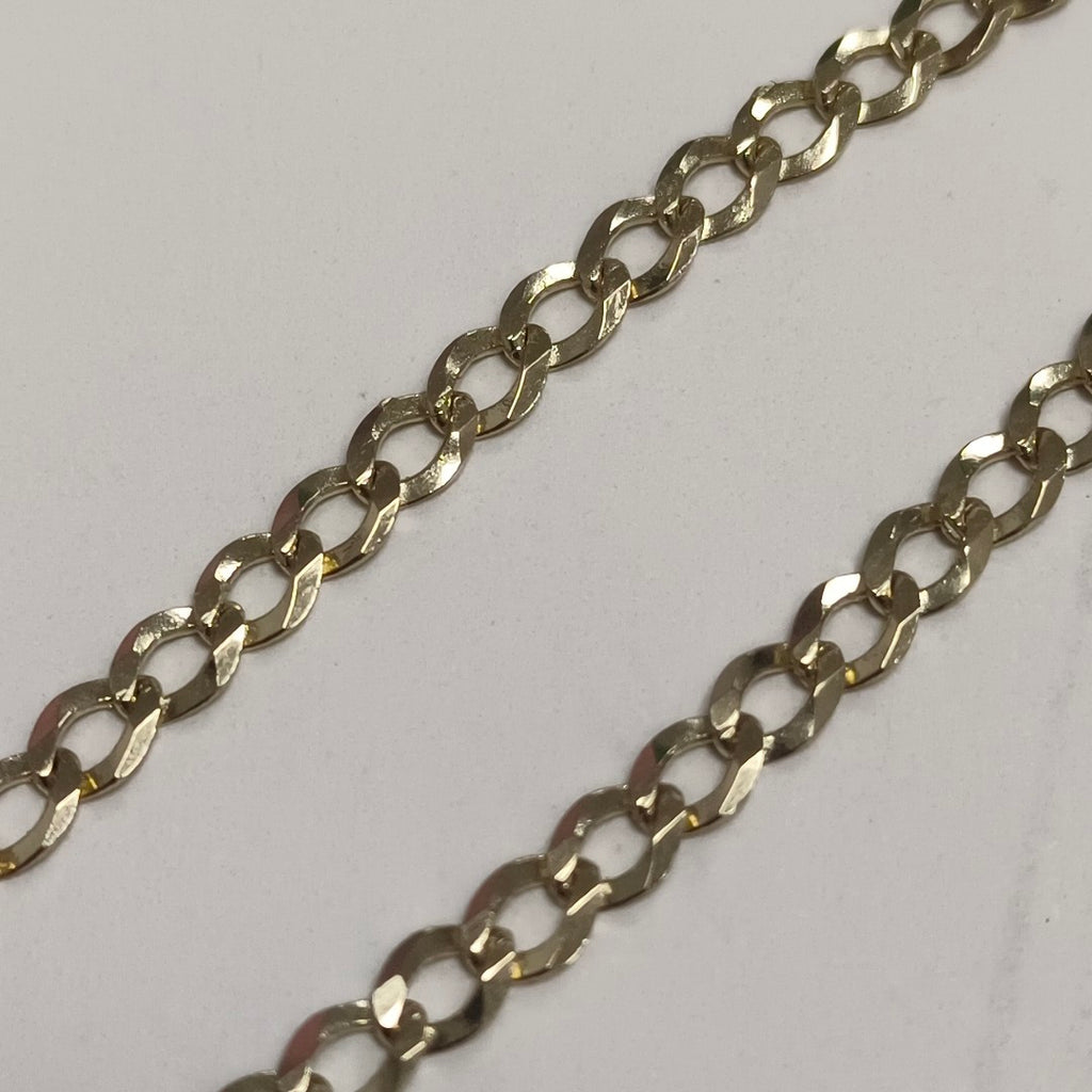 PULSERAS TEJIDO BARBADA ORO 10K 18 CM 3.2 GR (NUEVO)