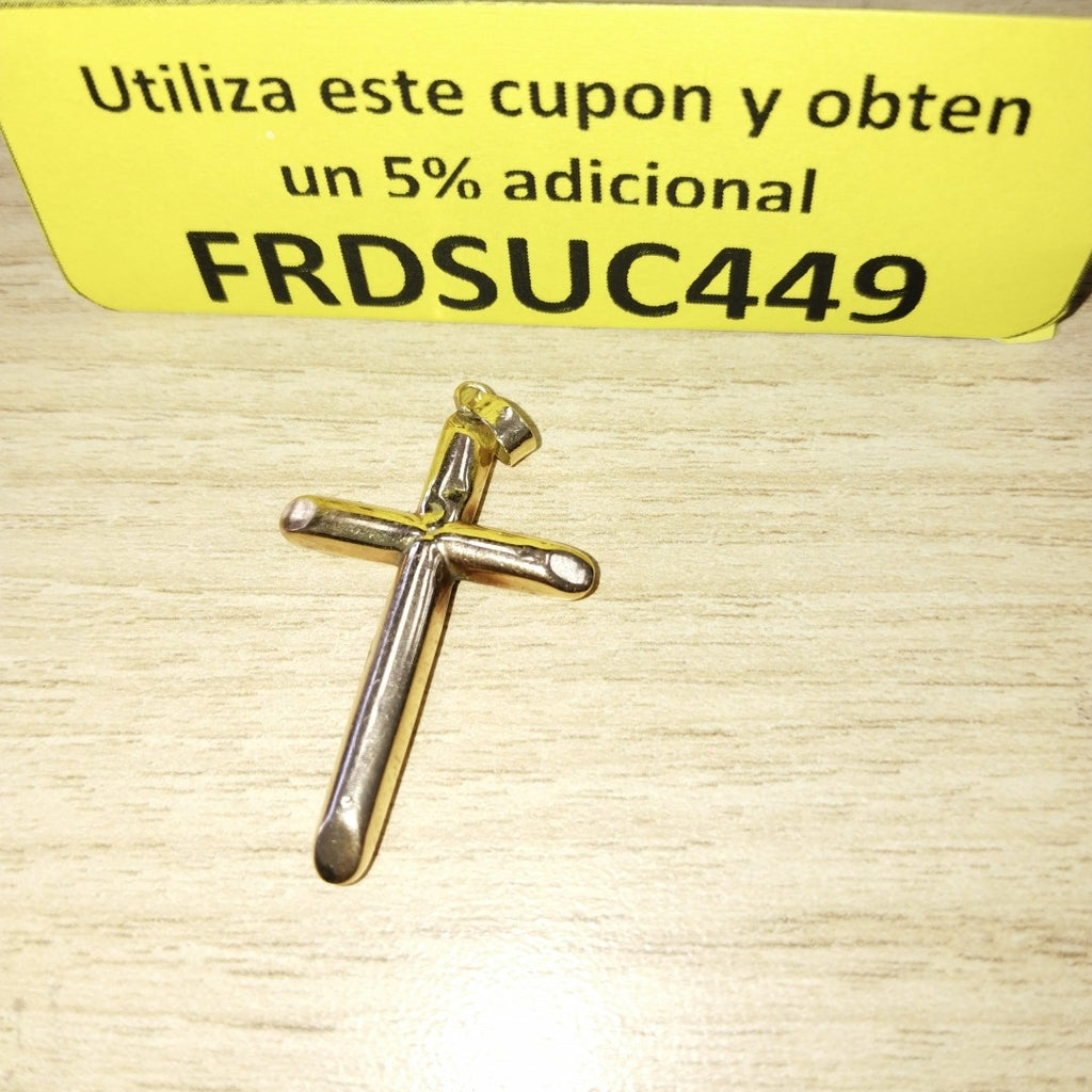 CRUZ, DIJE ORO 10 K 1.3 GRMS (SEMINUEVO)