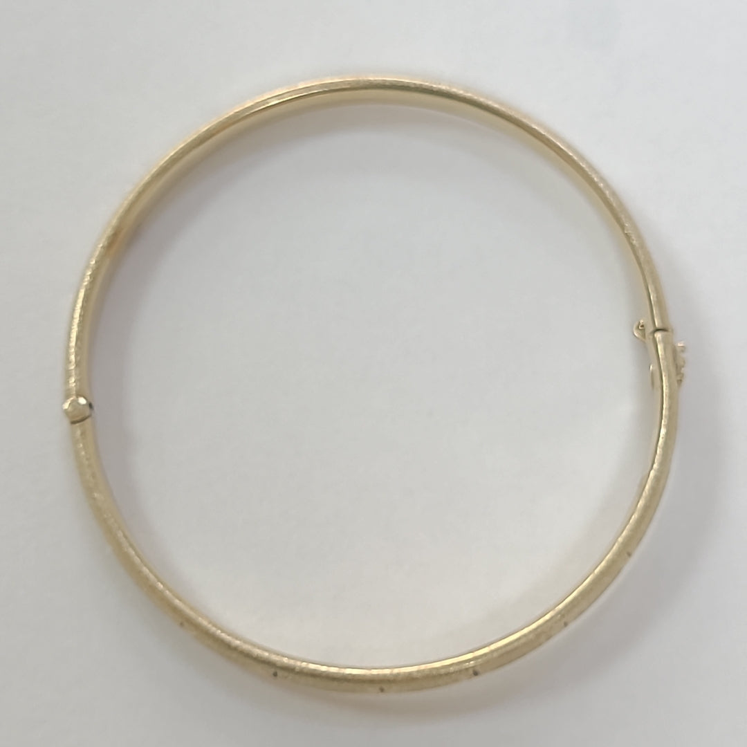 PULSERA RIGIDA ORO 14 K 8,30 GRMS (SEMINUEVO)