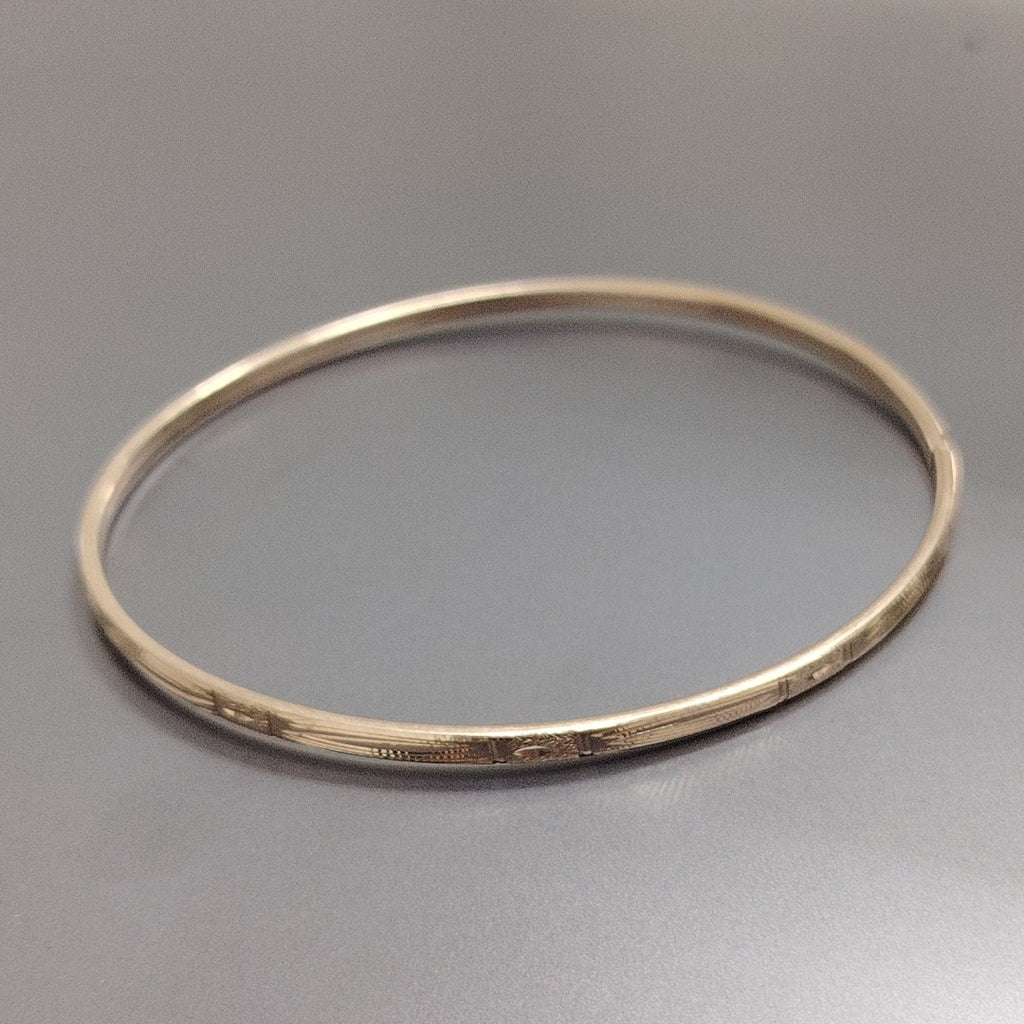 PULSERA, PULSERA RIGIDA ORO 10 K 4.1 GRMS (SEMINUEVO)