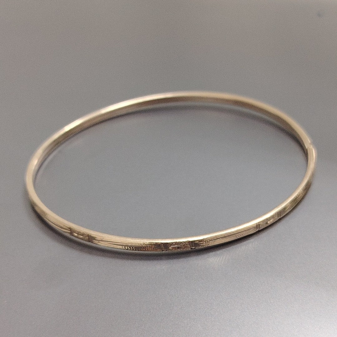 PULSERA, PULSERA RIGIDA ORO 10 K 4.1 GRMS (SEMINUEVO)