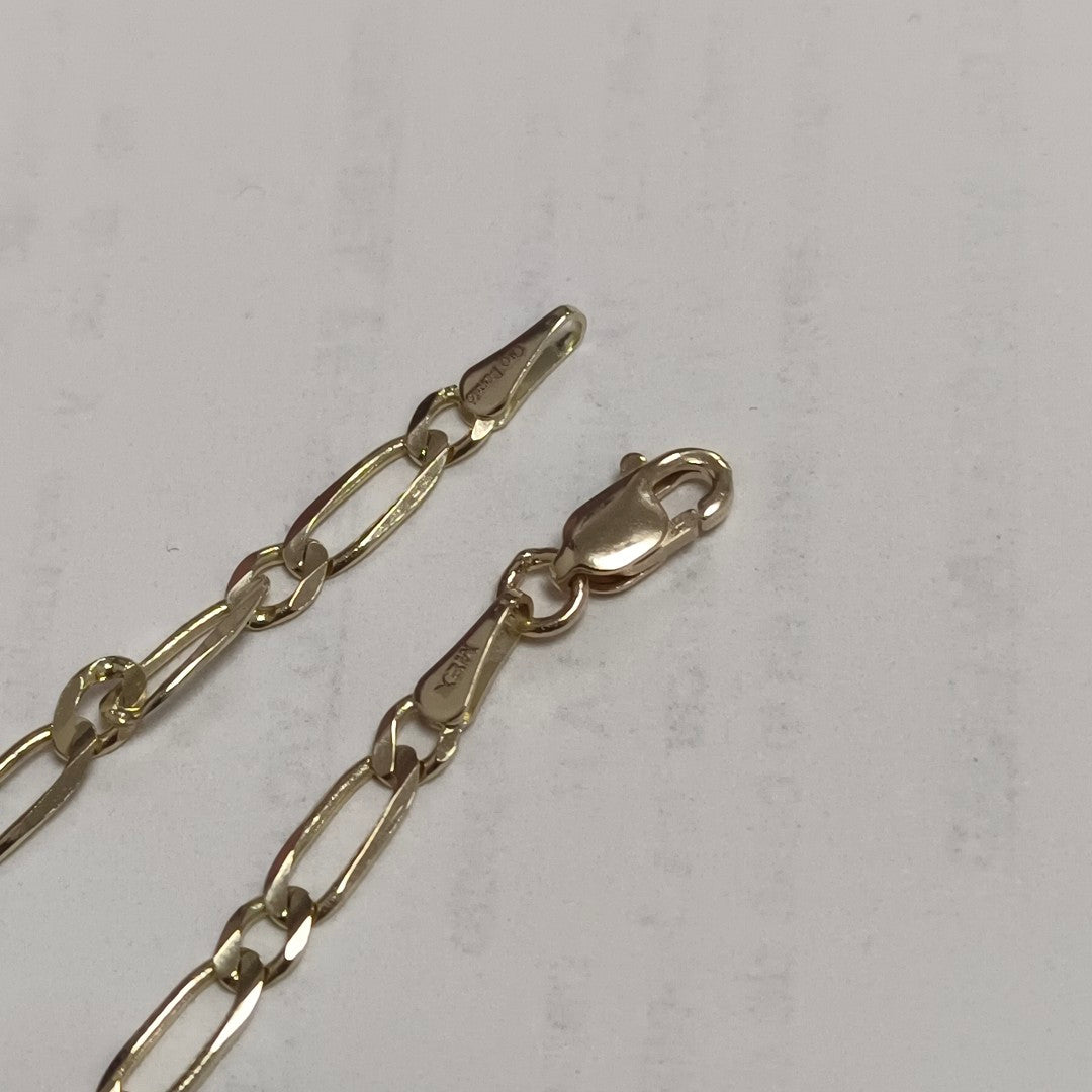 PULSERAS 1X1 ORO 14K 18 CM 2.6 GR (NUEVO)