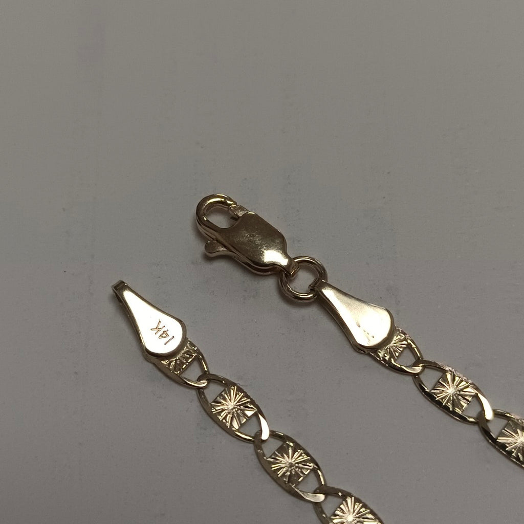 PULSERAS GUCHI ORO 14K 18 CM 2.9 GR (NUEVO)