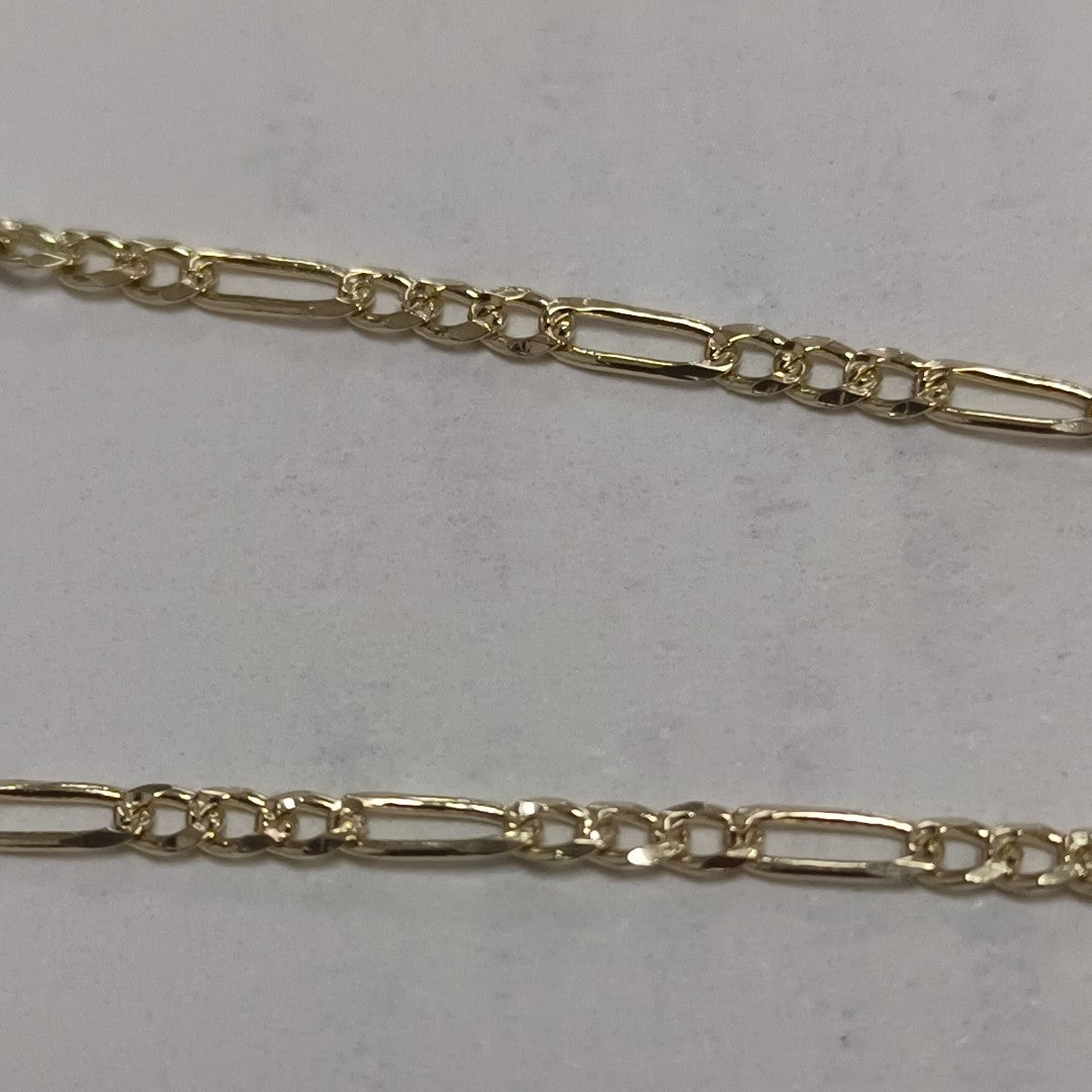 PULSERAS BARBADA ORO 14K 21 CM 1.7 GR (NUEVO)