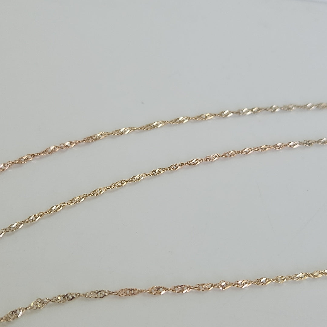 CADENA ORO 14 K 2.1 GRMS (SEMINUEVO)