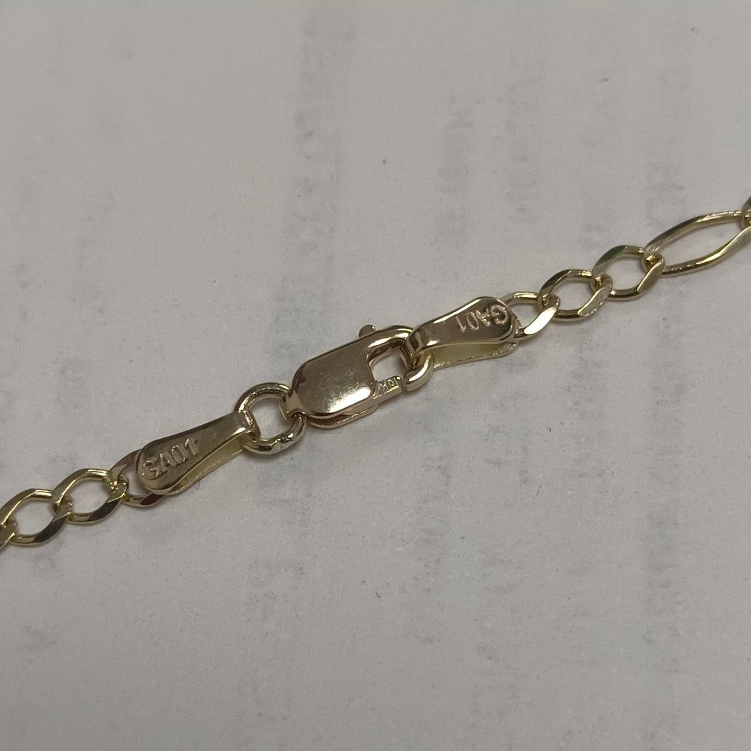 CADENAS TEJIDO 3X1 ORO 10K 50 CM 3.9 GR (NUEVO)