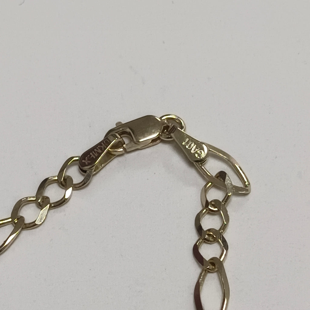 CADENAS TEJIDO 3X1 ORO 10K 50 CM 6.5 GR (NUEVO)