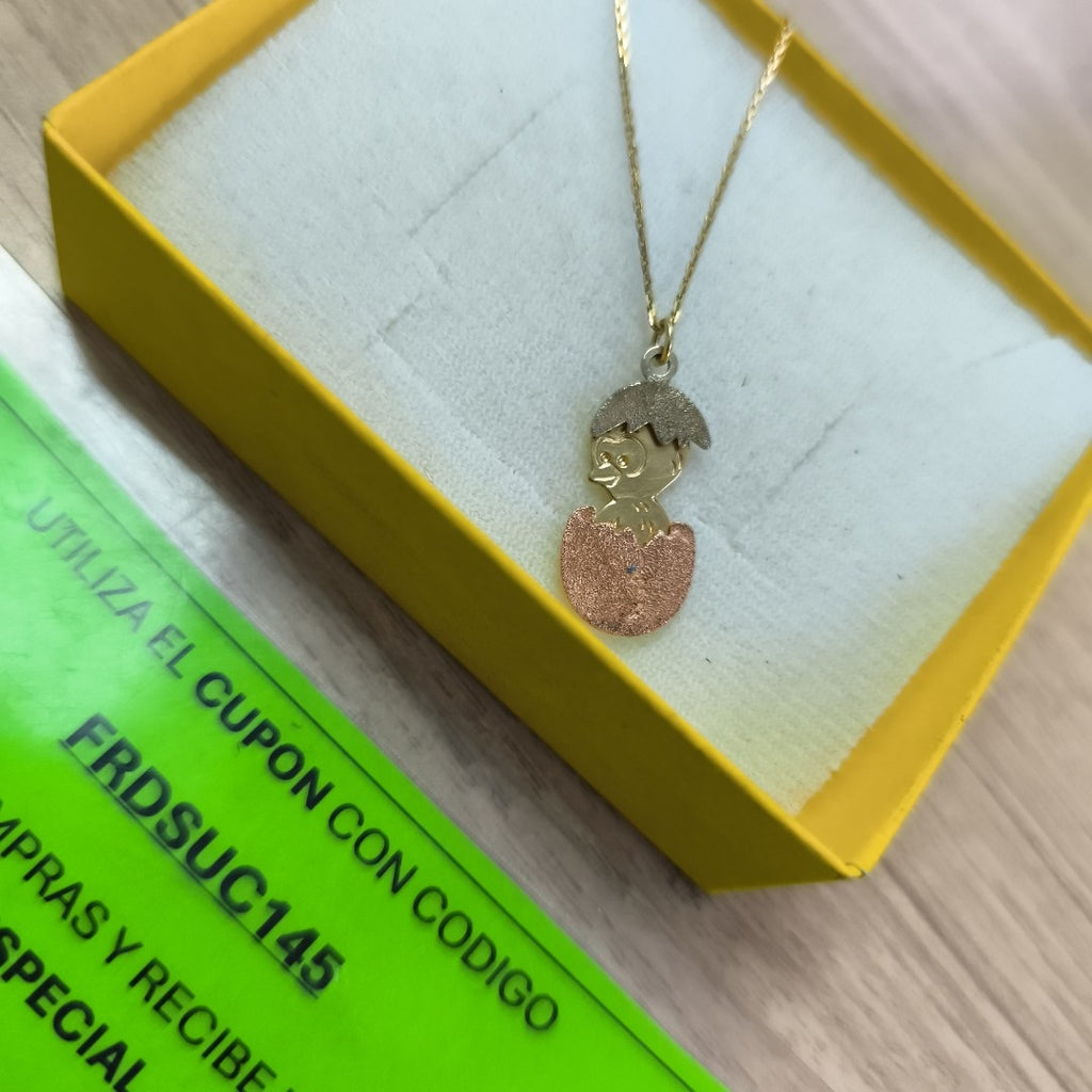 CADENA, DIJE ORO 14 K 3.4 GRMS (SEMINUEVO)