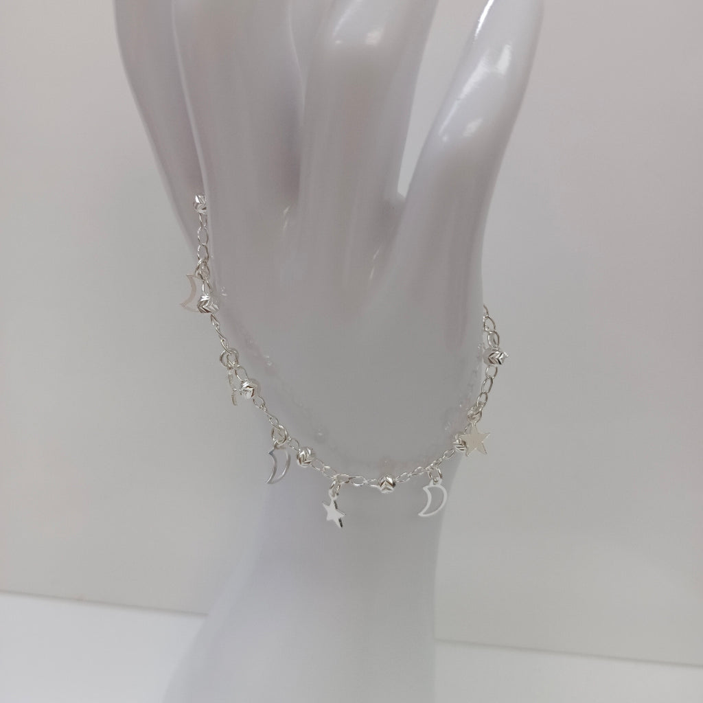 PULSERA TEJIDO TEJIDO ESPECIAL PLATA .925 18 CM 3.1 GR (NUEVO)