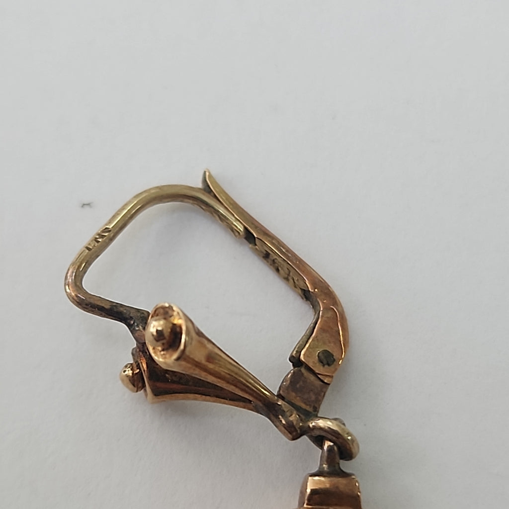 ARETES PAR ORO 14 K 5,40 GRMS (SEMINUEVO)