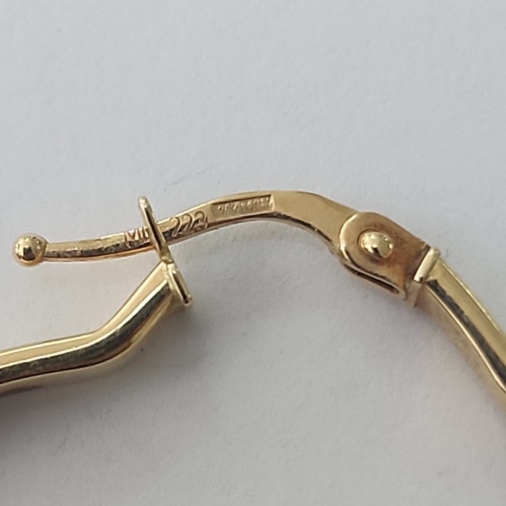 ARRACADAS PAR ORO 14 K 2,20 GRMS (SEMINUEVO)