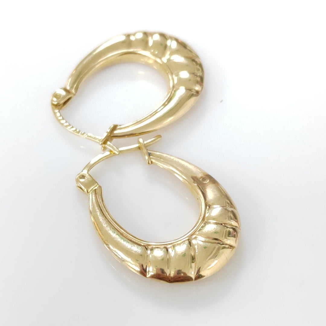 ARETES PAR ORO 14 K 2.3 GRMS (SEMINUEVO)