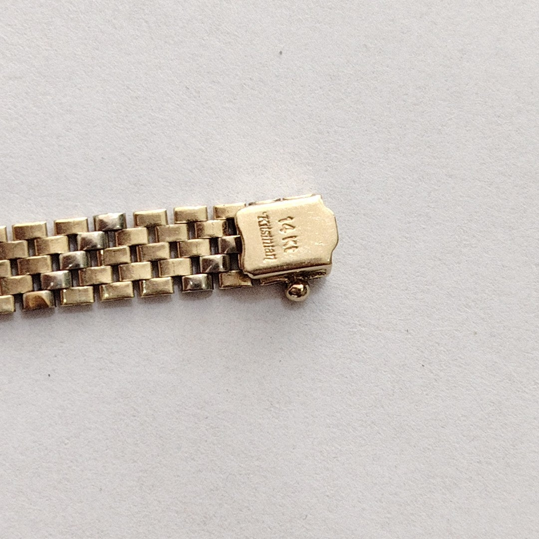 PULSERA ORO, ORO COMBINADO 14 K 12.1 GRMS (SEMINUEVO)