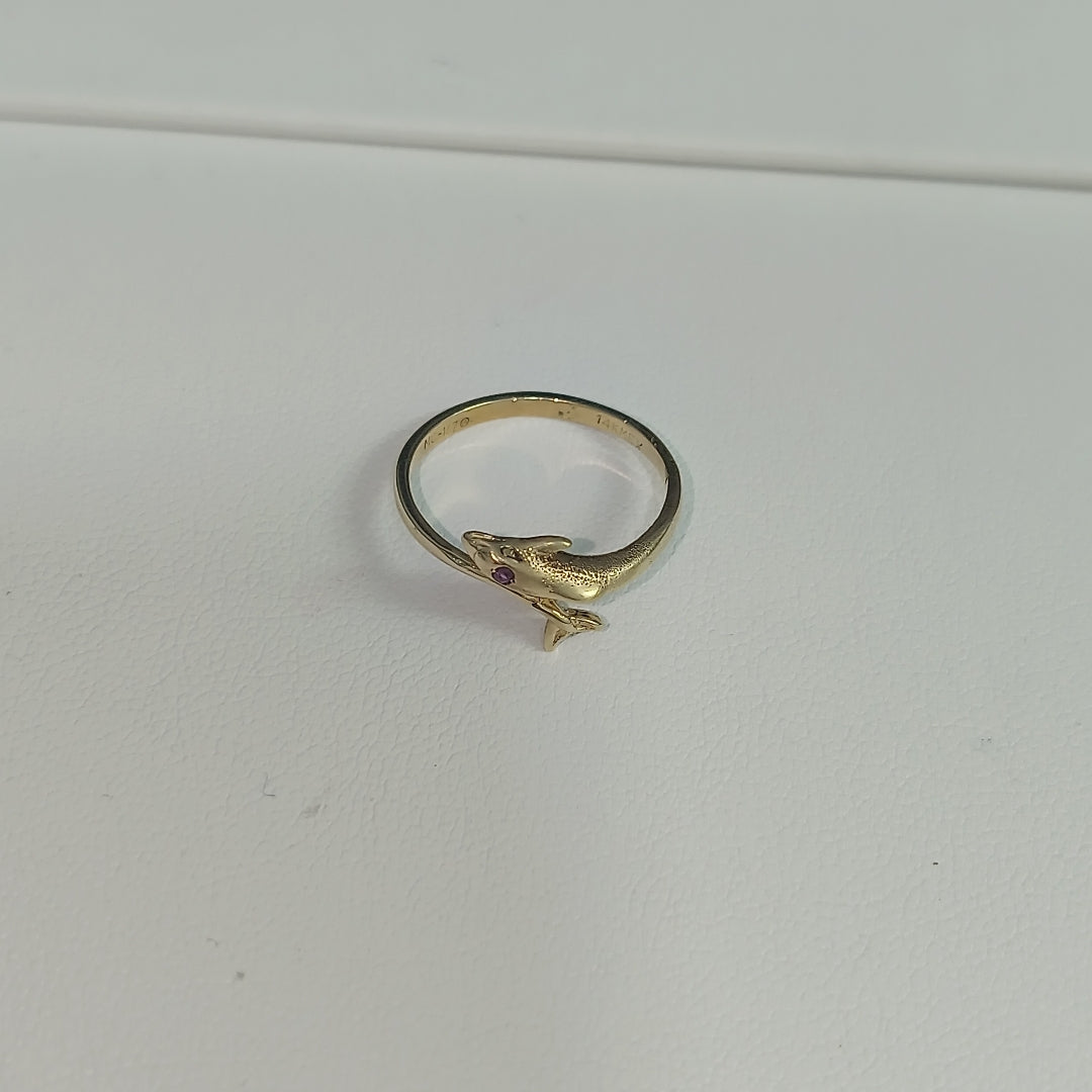ANILLITO ORO 14 K 1.7 GRMS (SEMINUEVO)