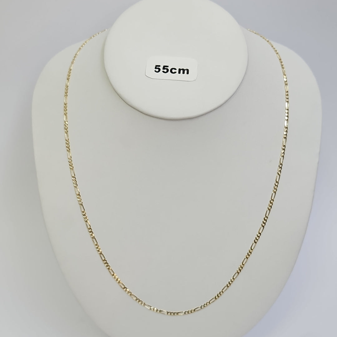 CADENAS 3X1 ORO 14K 55 CM 5.2 GR (NUEVO)