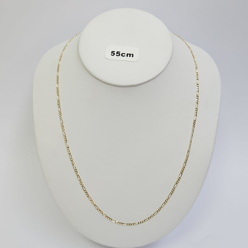 CADENAS 3X1 ORO 14K 55 CM 5.2 GR (NUEVO)