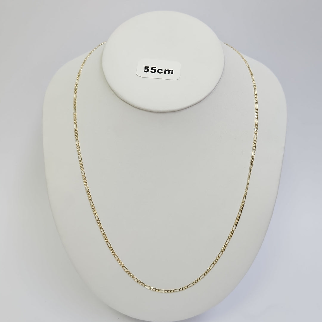 CADENAS 3X1 ORO 14K 55 CM 5.2 GR (NUEVO)