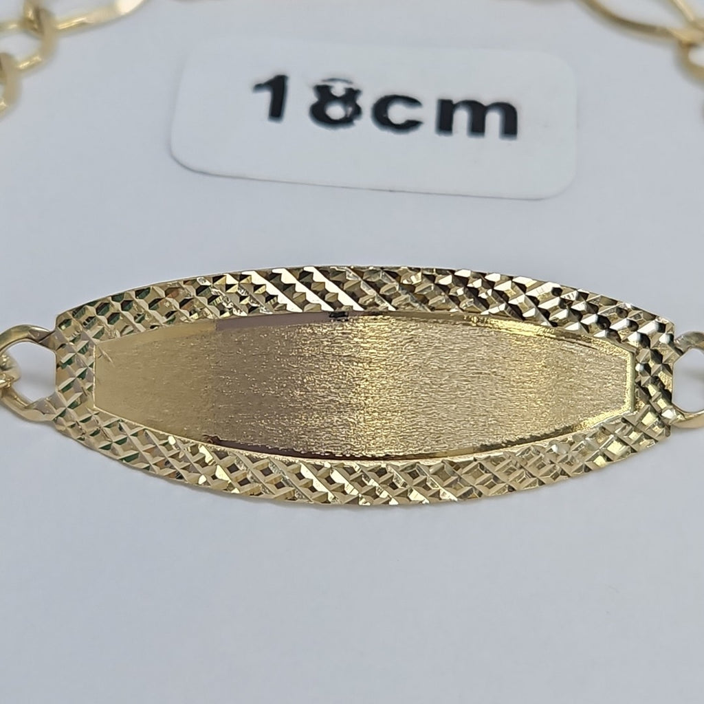 PULSERAS TEJIDO ESCLAVA 3X1 ORO 10K 18 CM 7.1 GR (NUEVO)