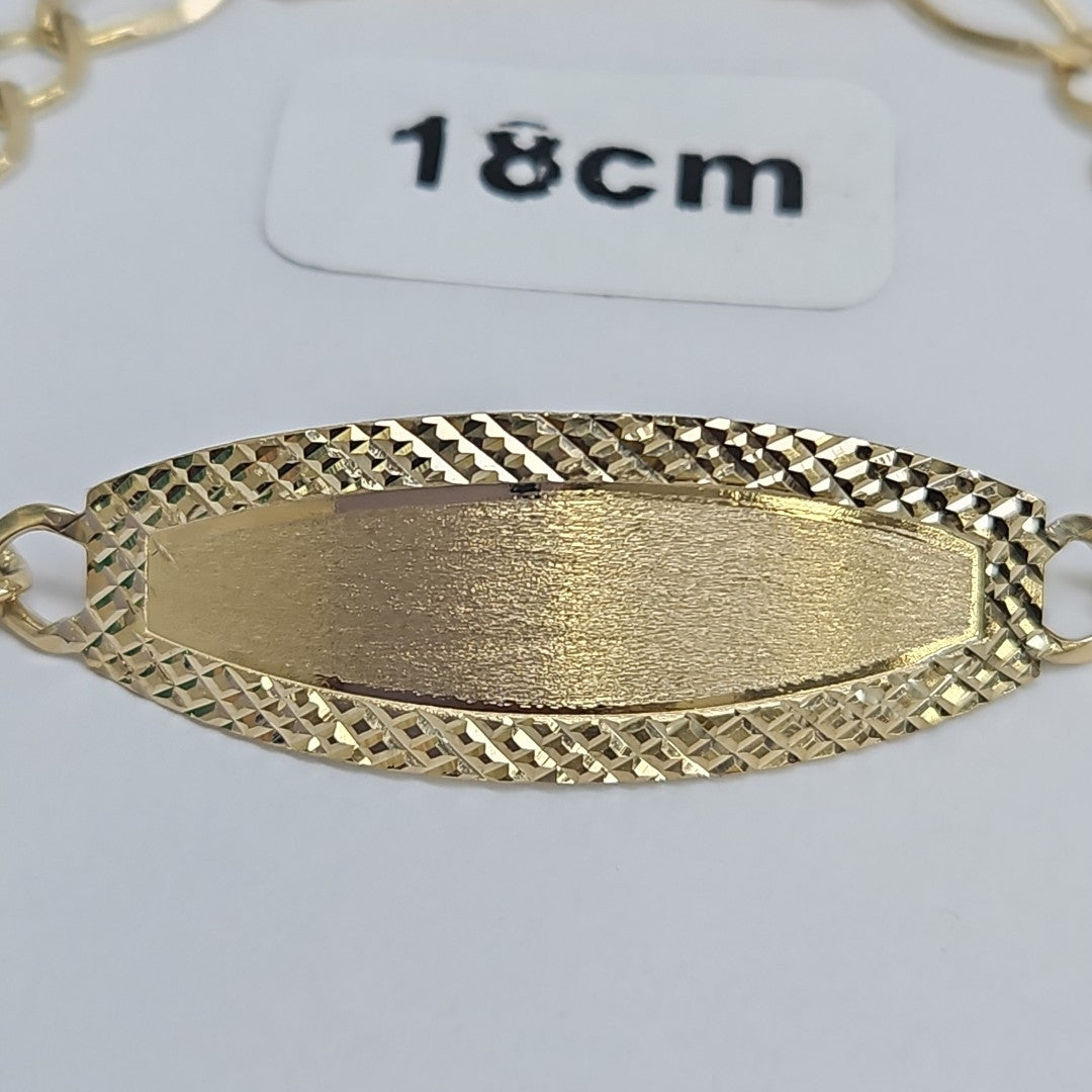 PULSERAS TEJIDO ESCLAVA 3X1 ORO 10K 18 CM 7.1 GR (NUEVO)