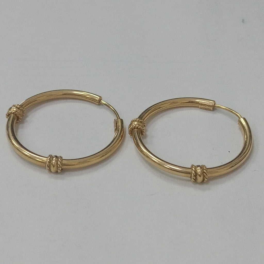 ARRACADAS PAR ORO 14 K 5,30 GRMS (SEMINUEVO)