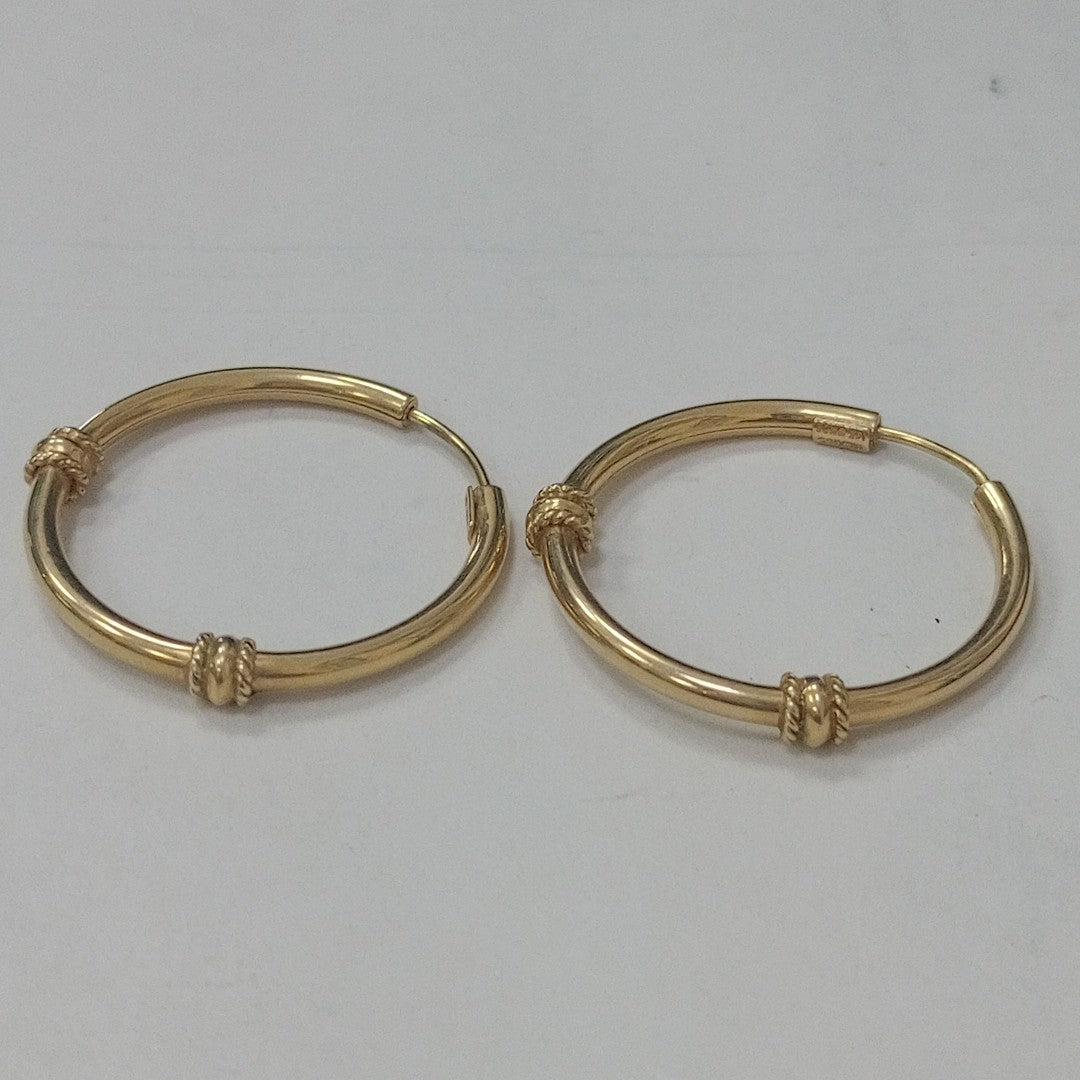 ARRACADAS PAR ORO 14 K 5,30 GRMS (SEMINUEVO)