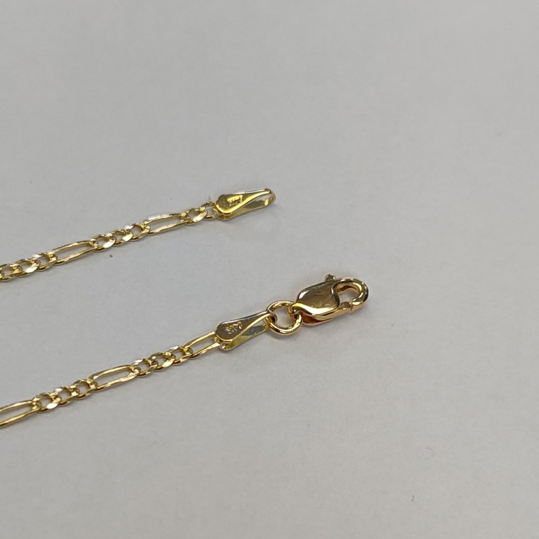 PULSERAS BARBADA ORO 14K 21 CM 1.7 GR (NUEVO)
