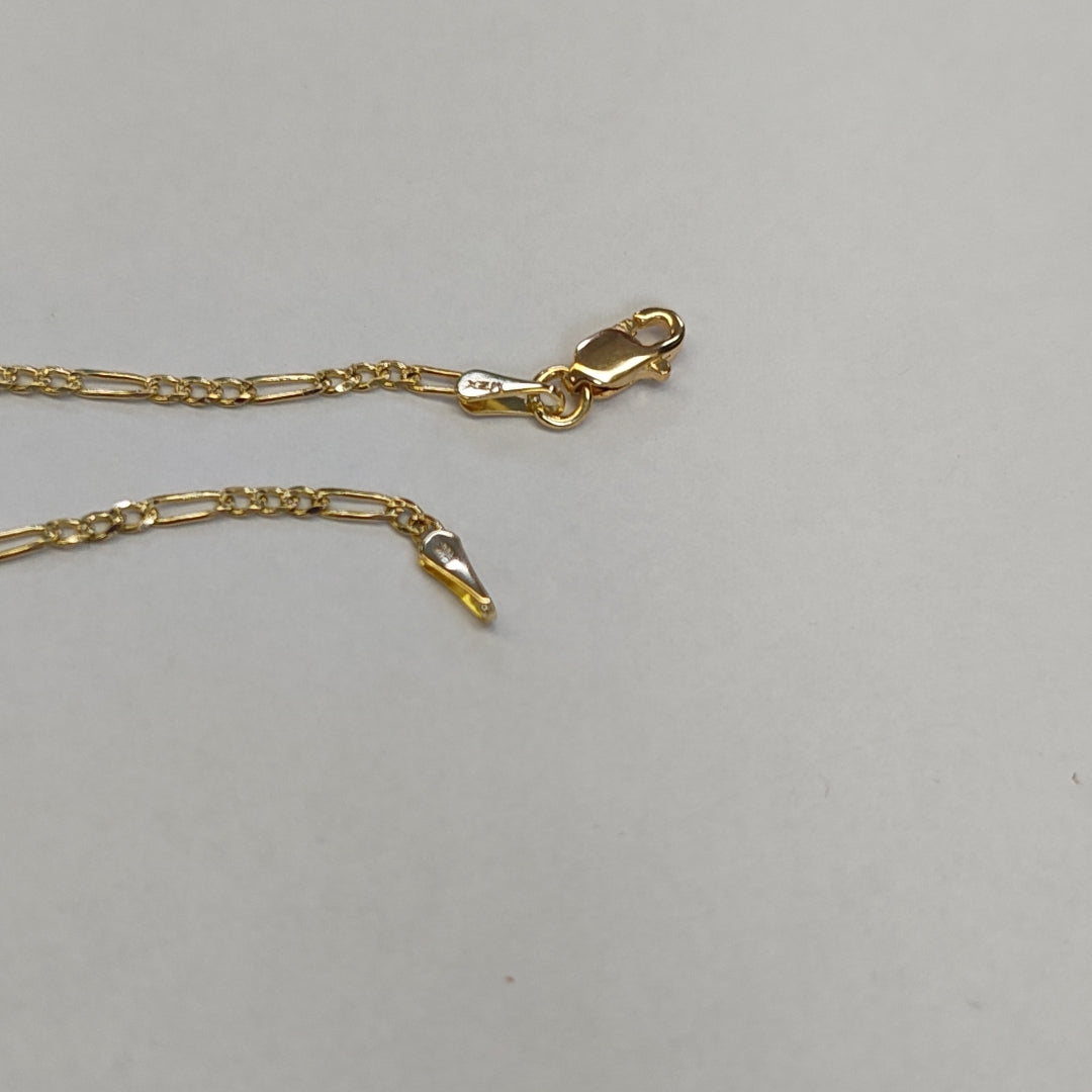 PULSERAS TEJIDO 3X1 ORO 14K 21 CM 1.7 GR (NUEVO)