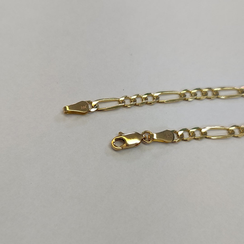 PULSERAS TEJIDO 3X1 ORO 14K 18 CM 4.2 GR (NUEVO)