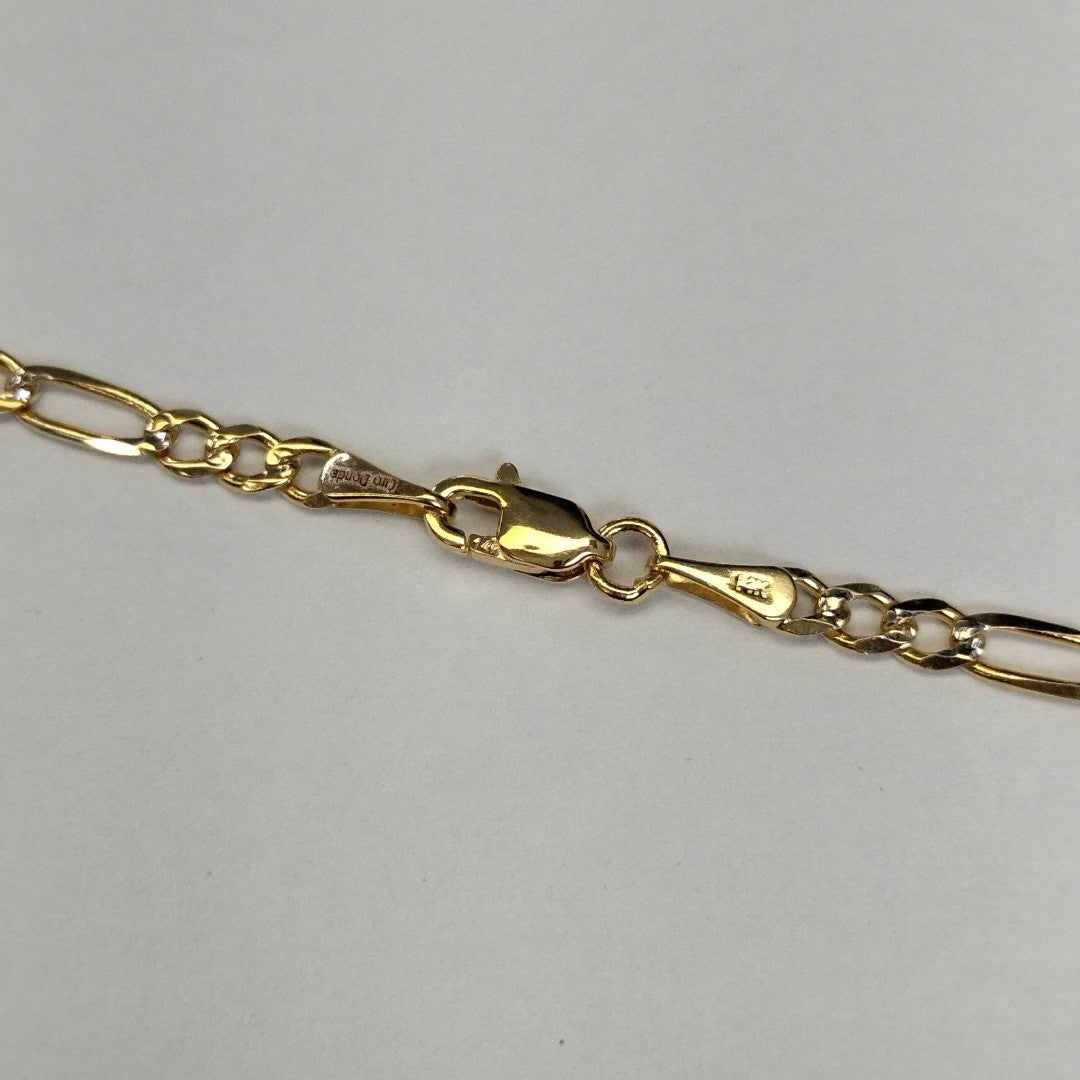 CADENAS 3X1 DIAMANTADA ORO 14K 55 CM 8.4 GR (NUEVO)
