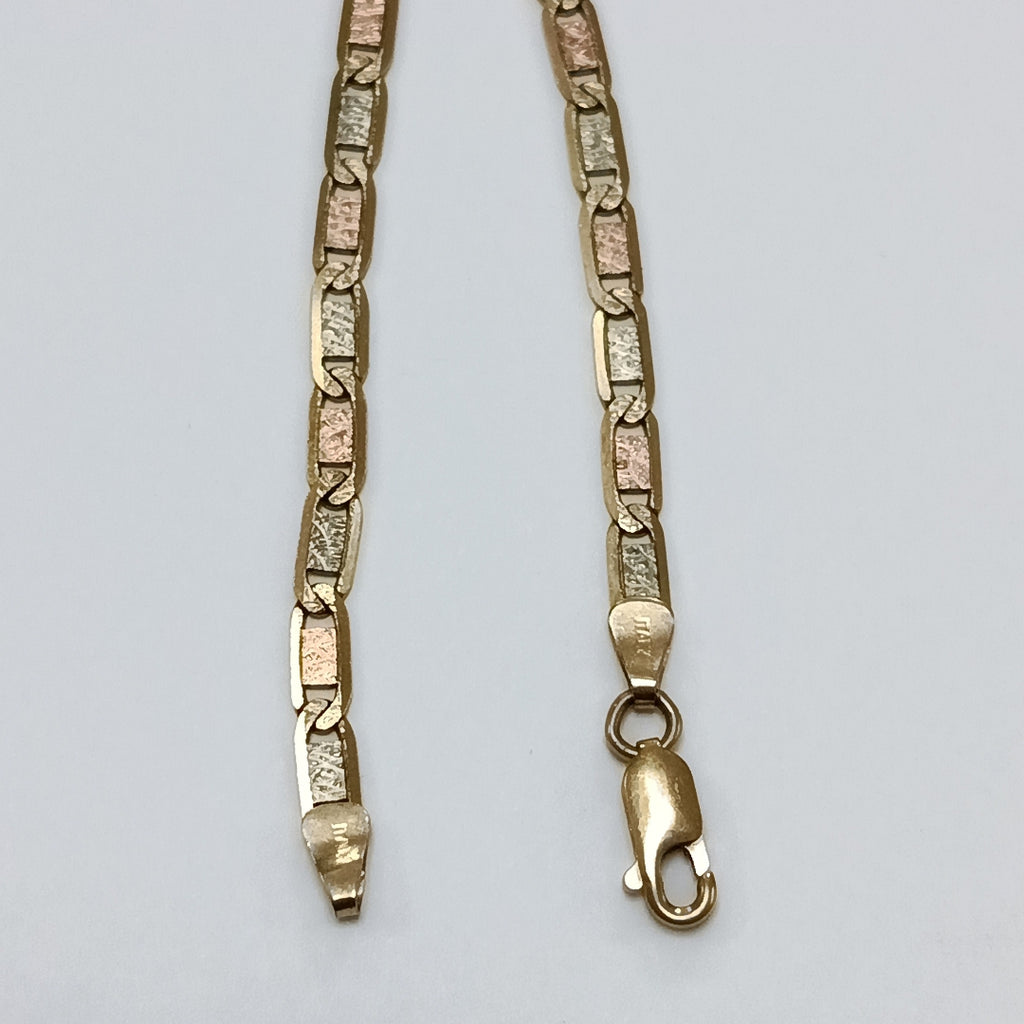 PULSERA ORO COMBINADO 10 K 4,20 GRMS (SEMINUEVO)