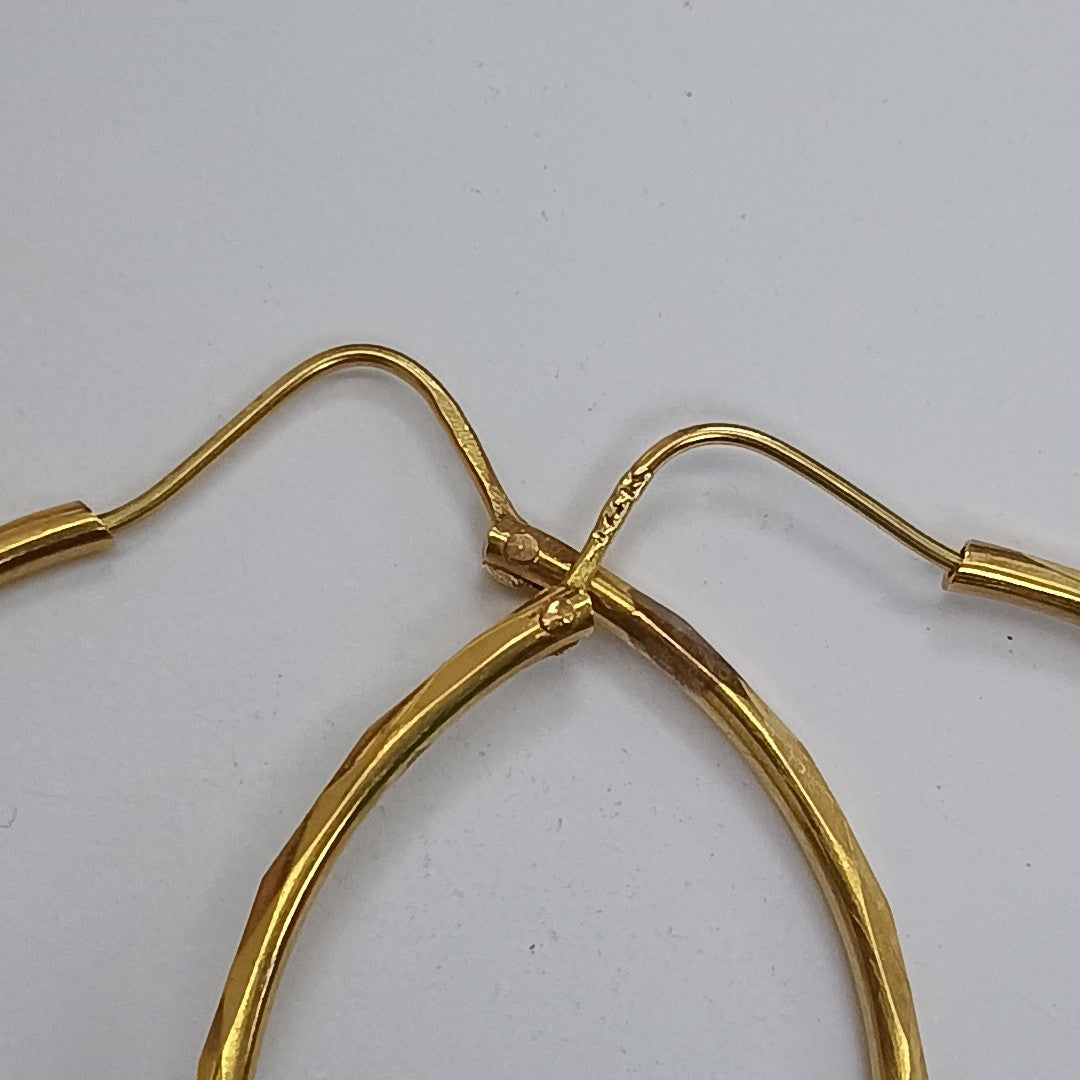 ARRACADAS PAR ORO 18 K 2.3 GRMS (SEMINUEVO)