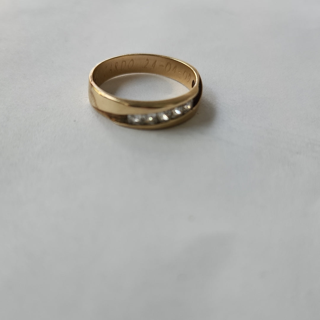 ARGOLLA ORO 14 K 3.4 GRMS (SEMINUEVO)