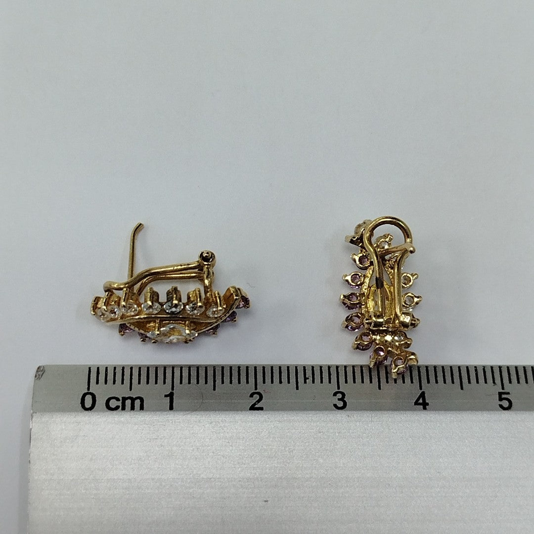 ARETES PAR ORO 14 K 4.9 GRMS (SEMINUEVO)