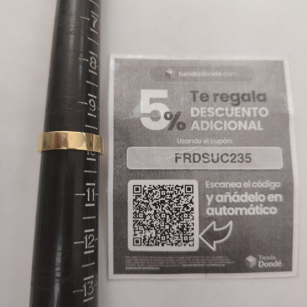 ARGOLLA ORO 12 K 6.4 GRMS (SEMINUEVO)
