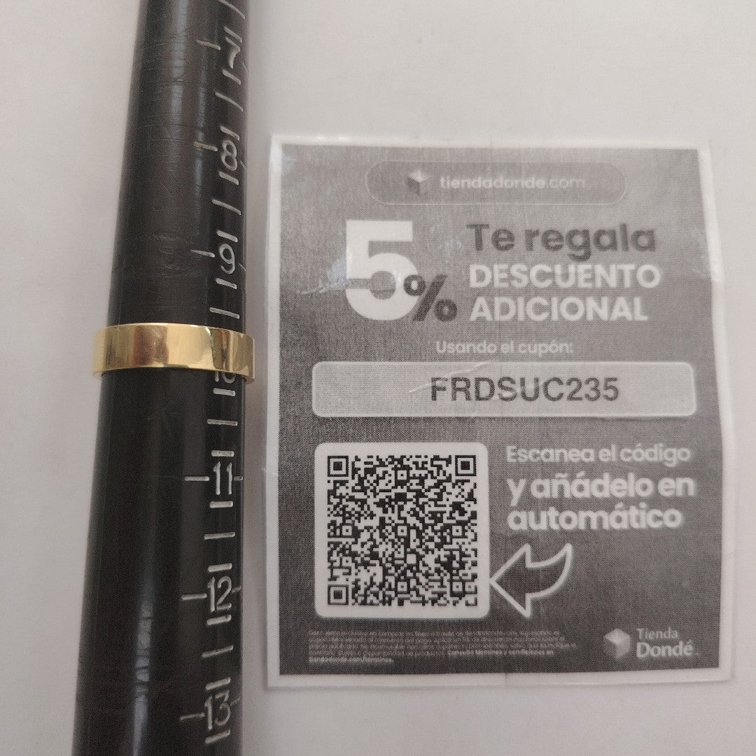 ARGOLLA ORO 12 K 6.4 GRMS (SEMINUEVO)