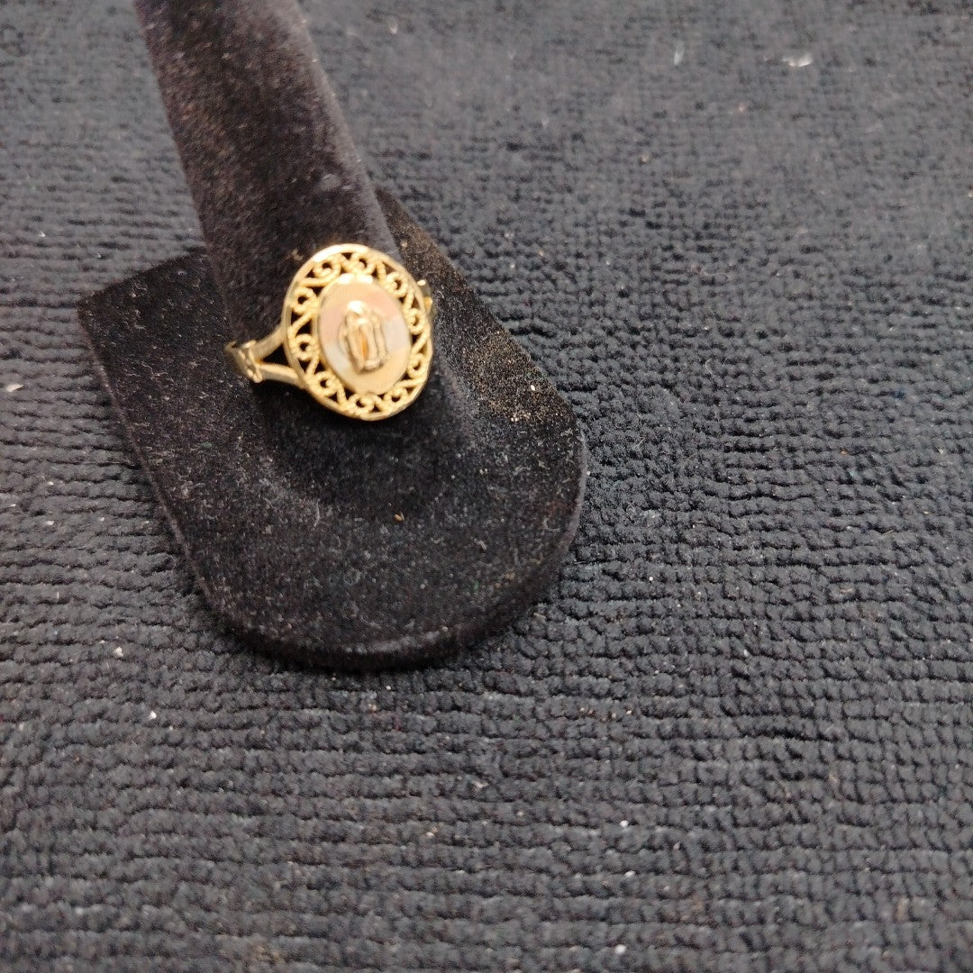 ANILLITO ORO COMBINADO 10 K 2.3 GRMS (SEMINUEVO)