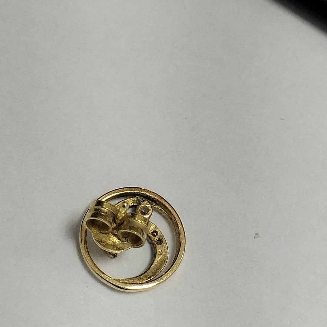 ARETES PAR ORO 14 K 2,00 GRMS (SEMINUEVO)