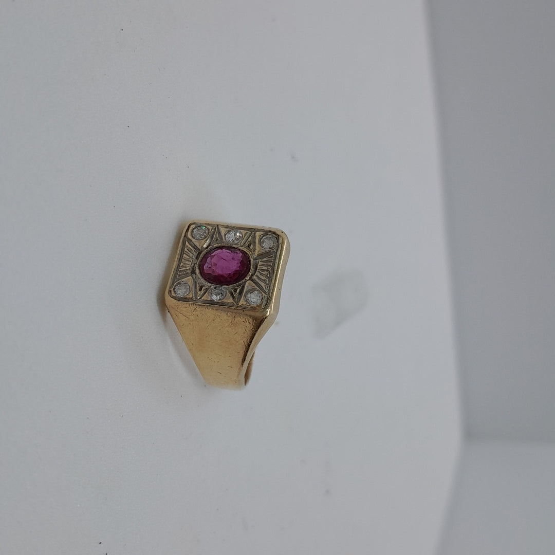 ANILLO ORO 14 K 6.1 GRMS (SEMINUEVO)
