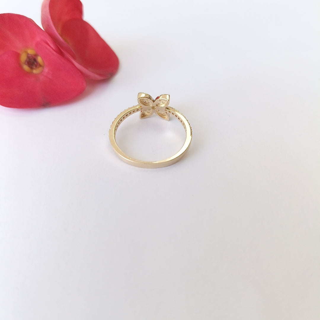 ANILLOS DAMA ORO 14K 2 (NUEVO)