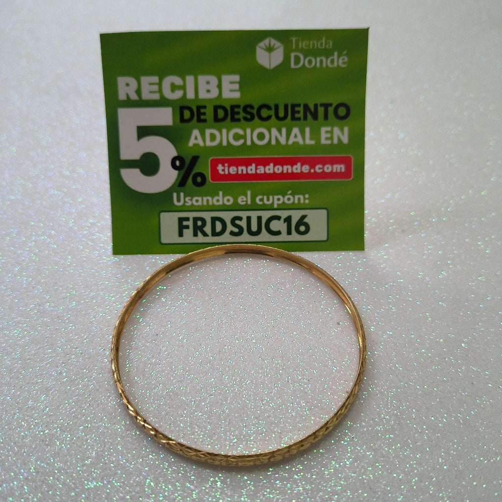 PULSERA RIGIDA ORO 10 K 4,70 GRMS (SEMINUEVO)